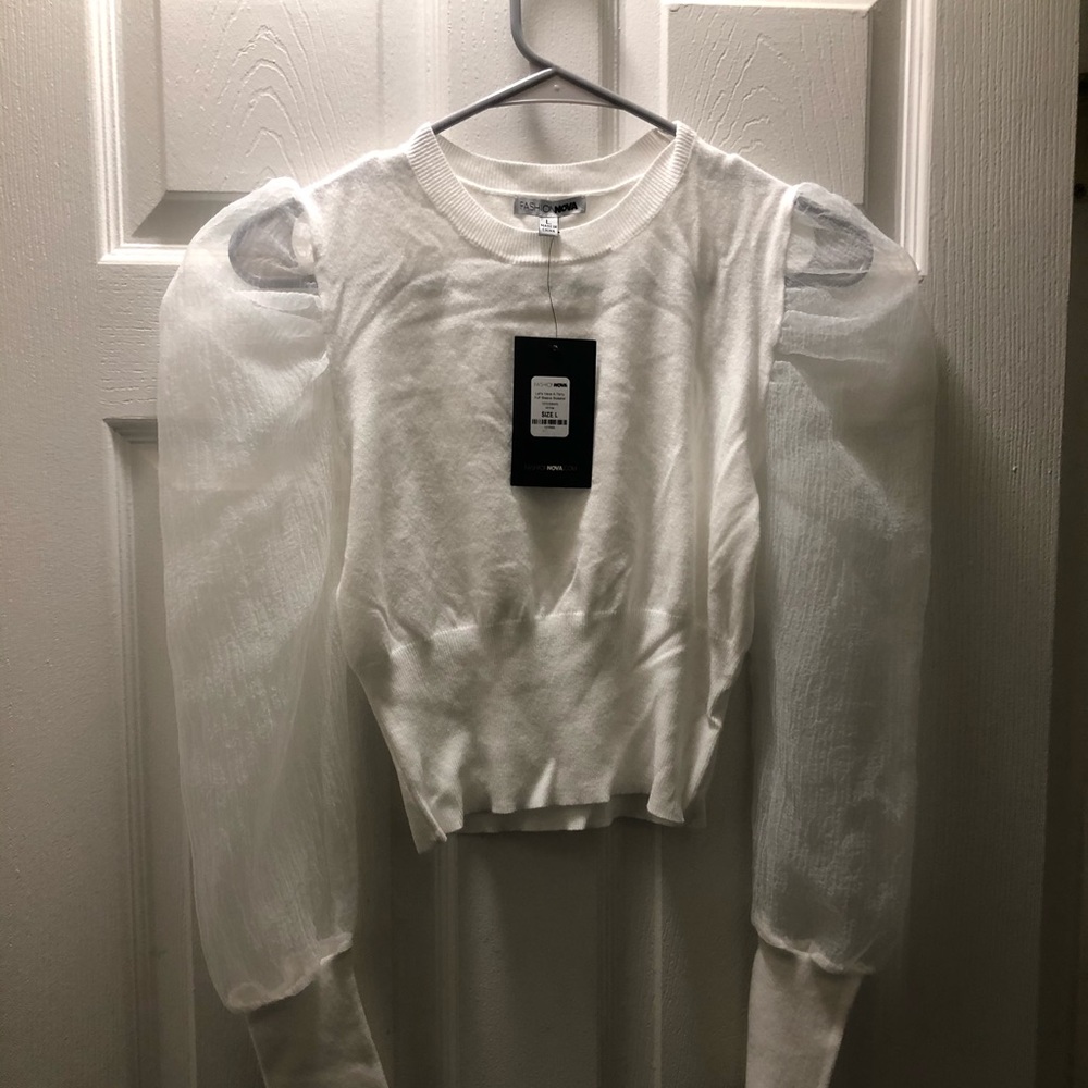 NWT crop top sweater